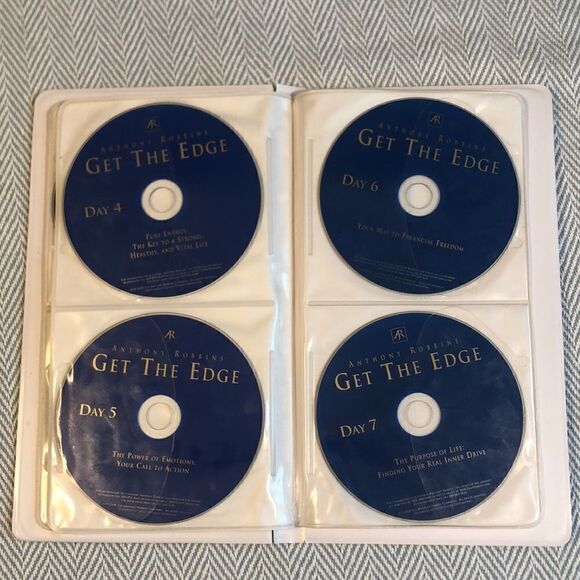 ANTHONY ROBBINS Get The Edge CD set of 10 - Picture 4 of 5